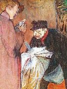 Henri De Toulouse-Lautrec Laundryman at the brothel oil painting